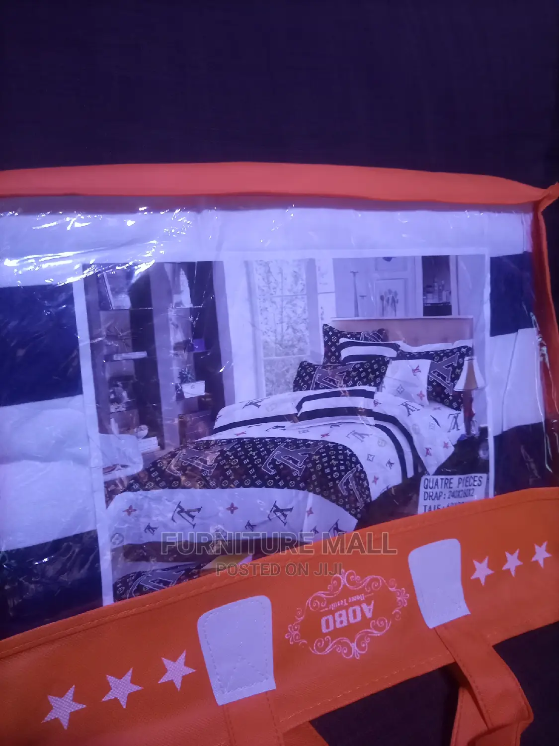 Lowis Vinton Bed Sheet With Two Pilow Cases.Free Deliv