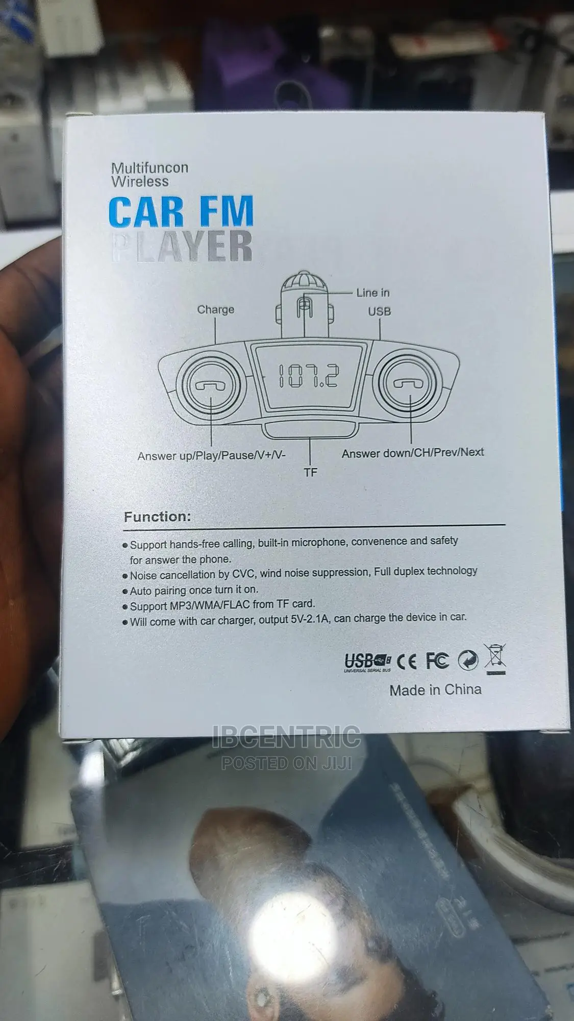 Multifunction Wireless Car FM Player