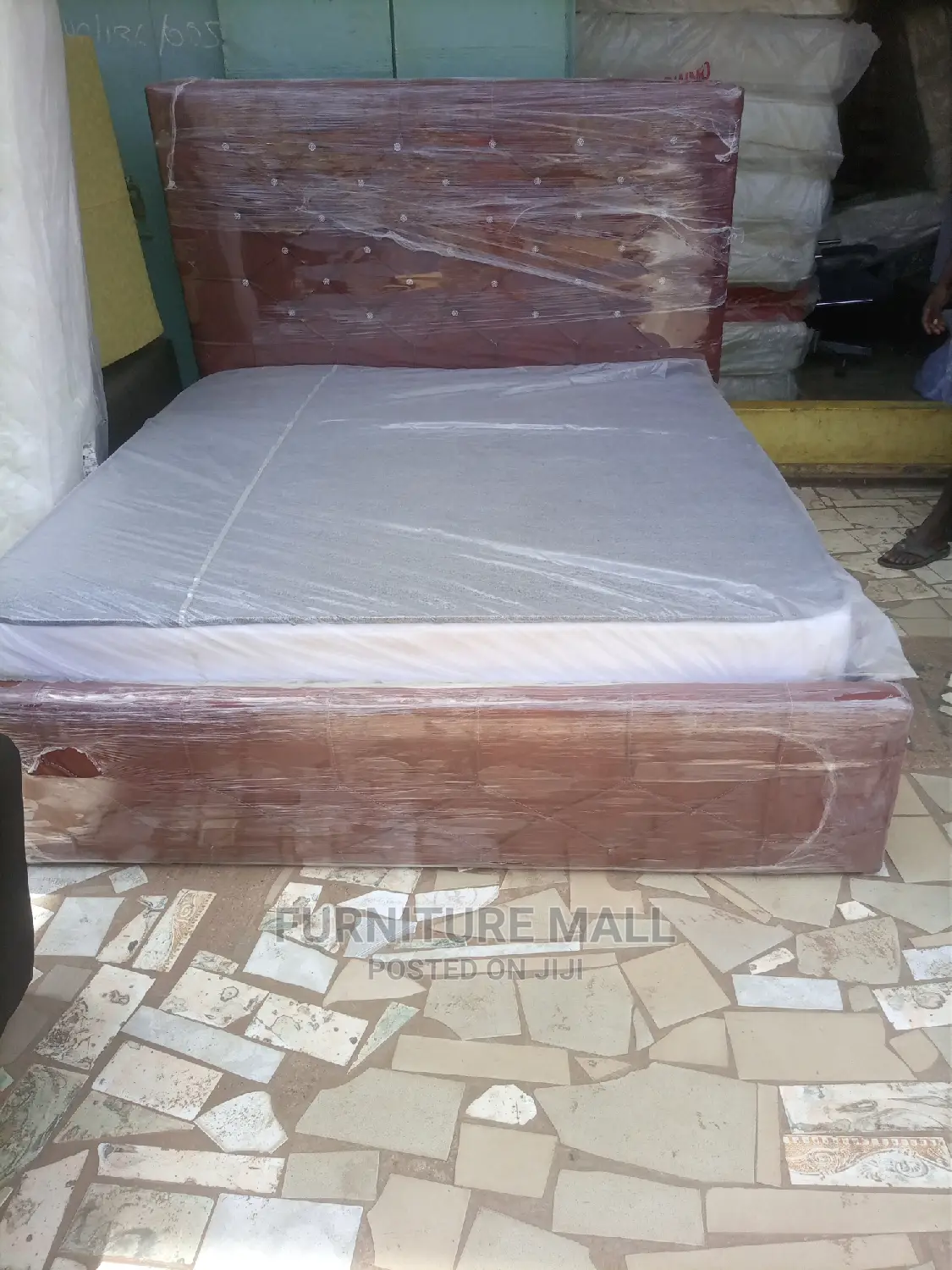 Lovely 72x75 Queens Bed With Mattress . Free Delivery