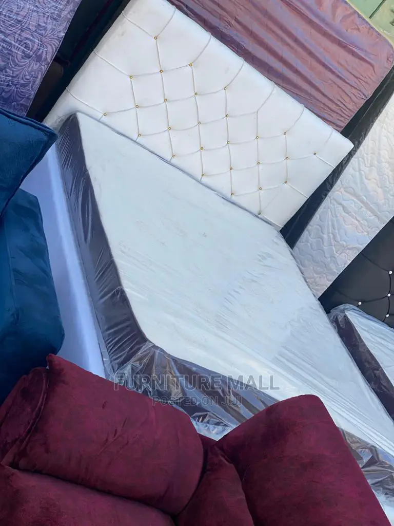 New White Queens Bed With Mattress . Free Delivery
