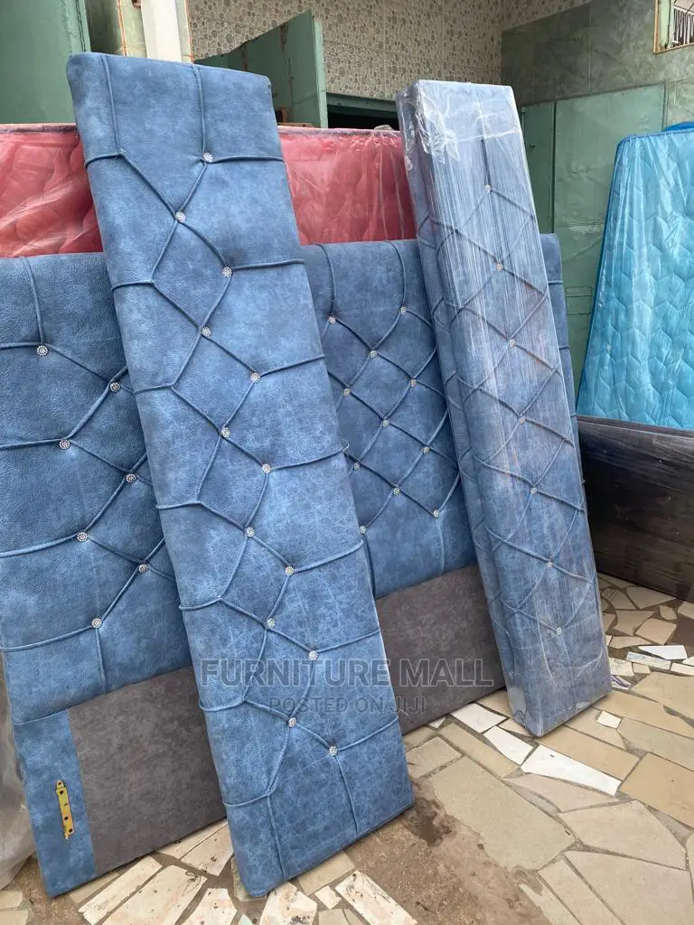 Quality Blue Black Queensize Bed . Free Delivery