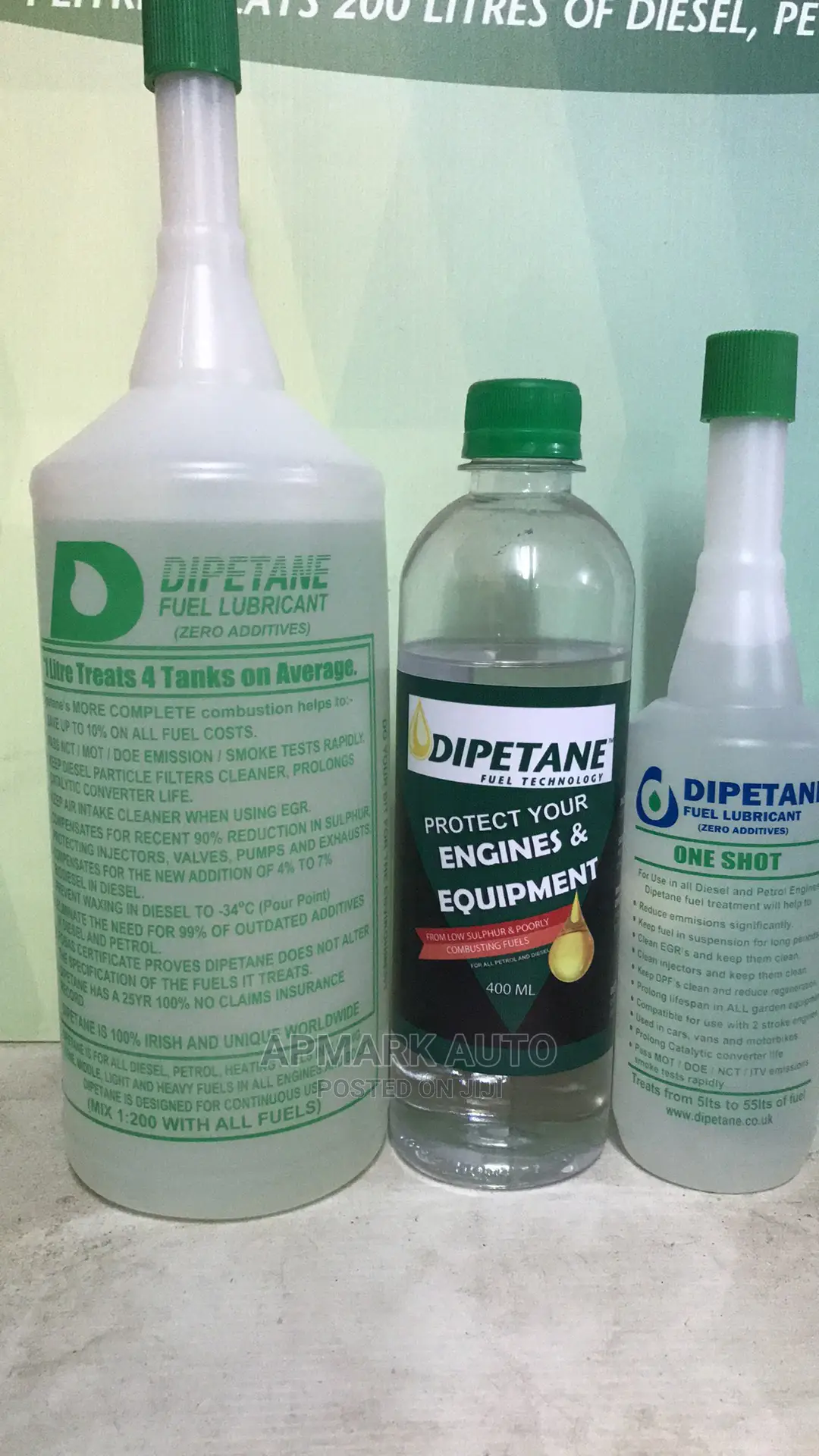 Dipetane Diesel Particulate Filter DPF Cleaner All Cars