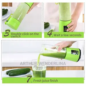 USB Portable Rechargeable Fruit Blender - 380ml.