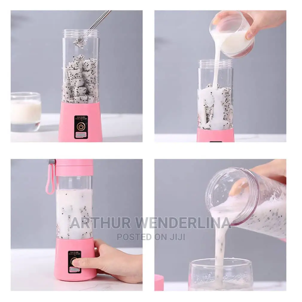 USB Portable Rechargeable Fruit Blender - 380ml.