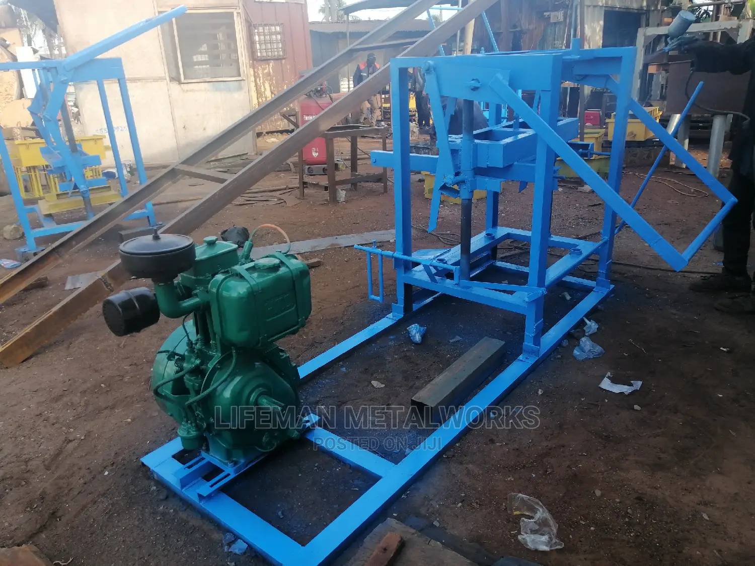 4 in 1 Block Machine With Diseal Engine