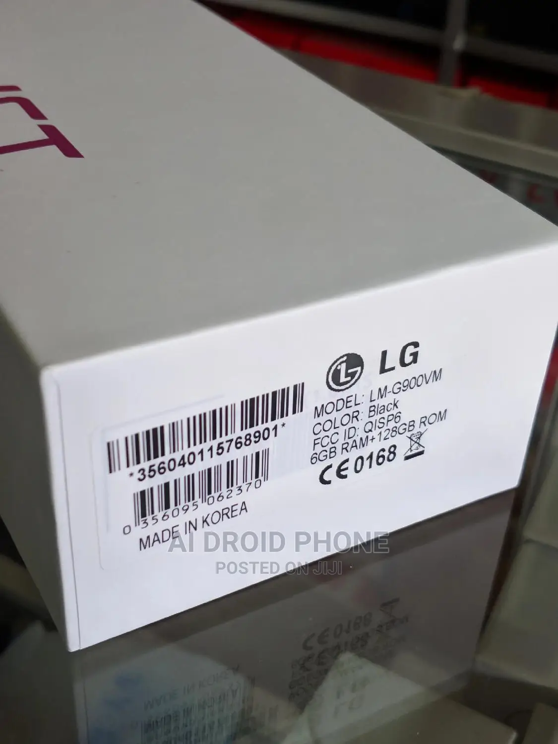 New LG Velvet 128 GB Black