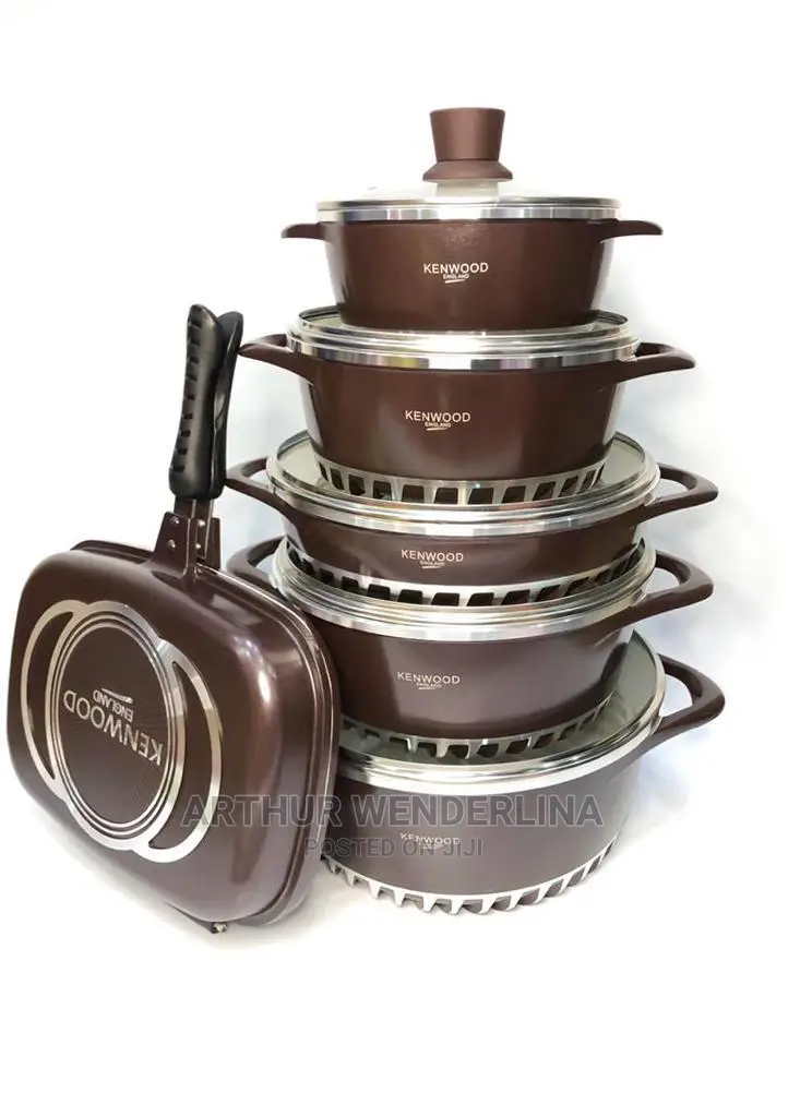 Kenwood 5 Set Non -Stick PLUS Grill Pan