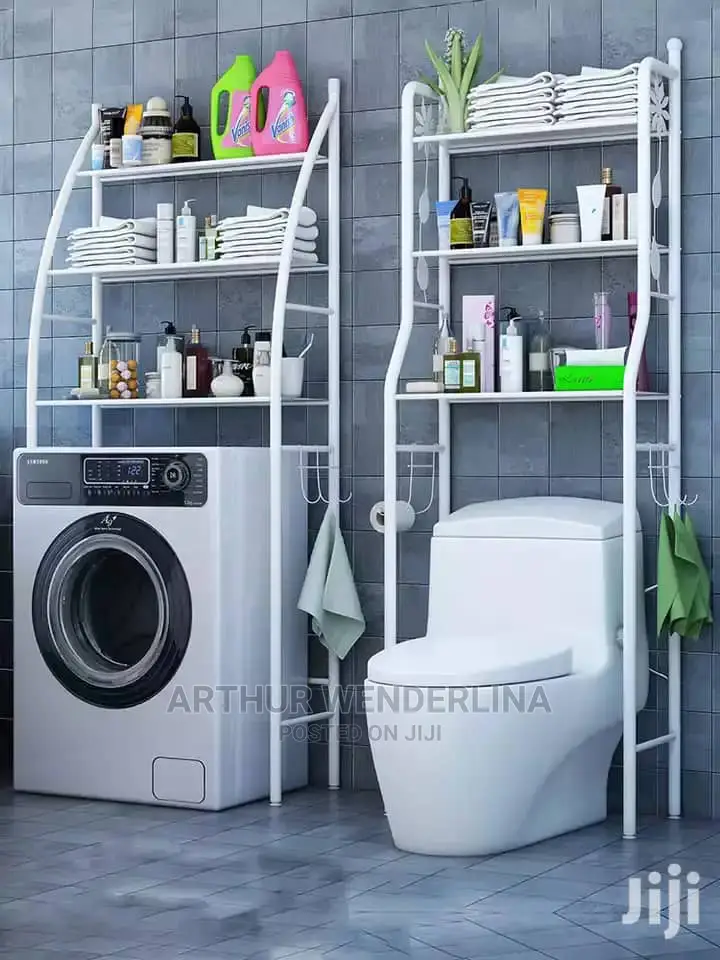 Toilet Rack Laundry Washing Machine Rack Shelf Organizer