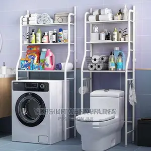 Toilet Rack Laundry Washing Machine Rack Shelf Organizer