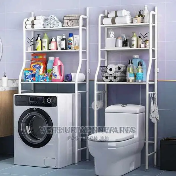 Toilet Rack Laundry Washing Machine Rack Shelf Organizer