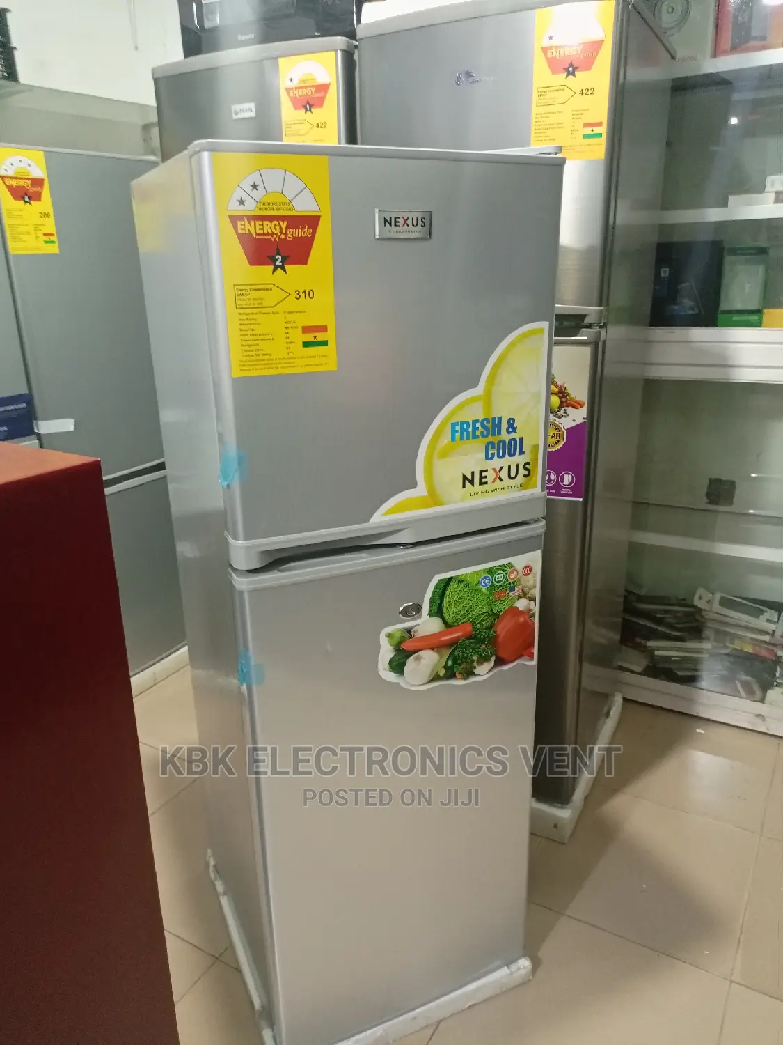 Nexus 138ltr Double Door Refrigerator
