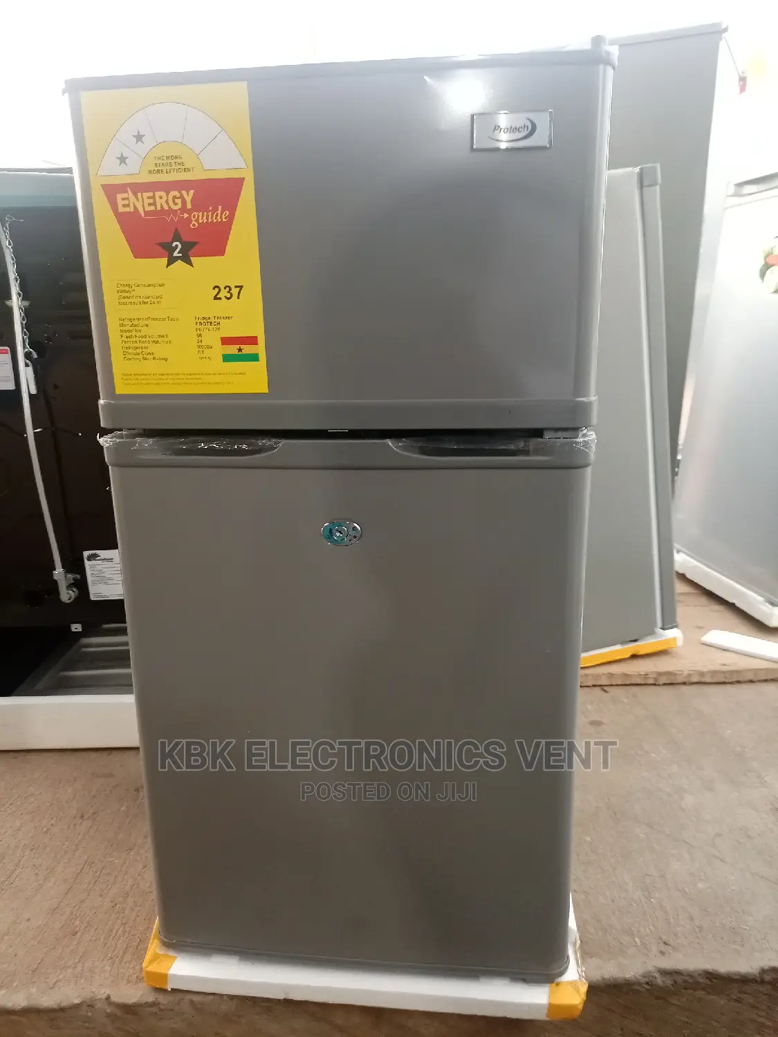 Protech 89ltr Double Door Refrigerator