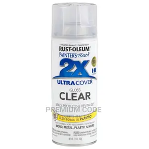 Clear Gloss Topcoat Spray 2x Rust-oleum 249117