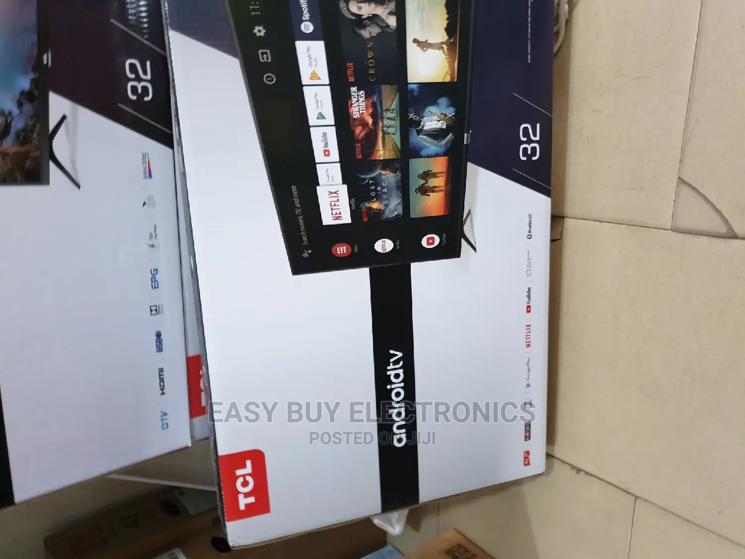 Check the Brand New TCL 32"Inchs Smart Android TV