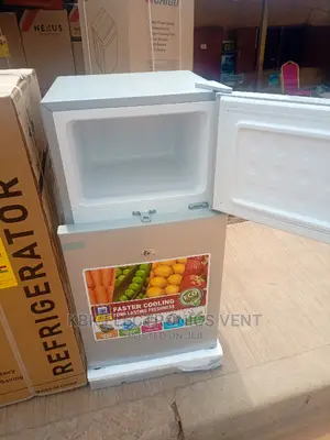Belle Vie 85ltr Double Door Table Top Fridge