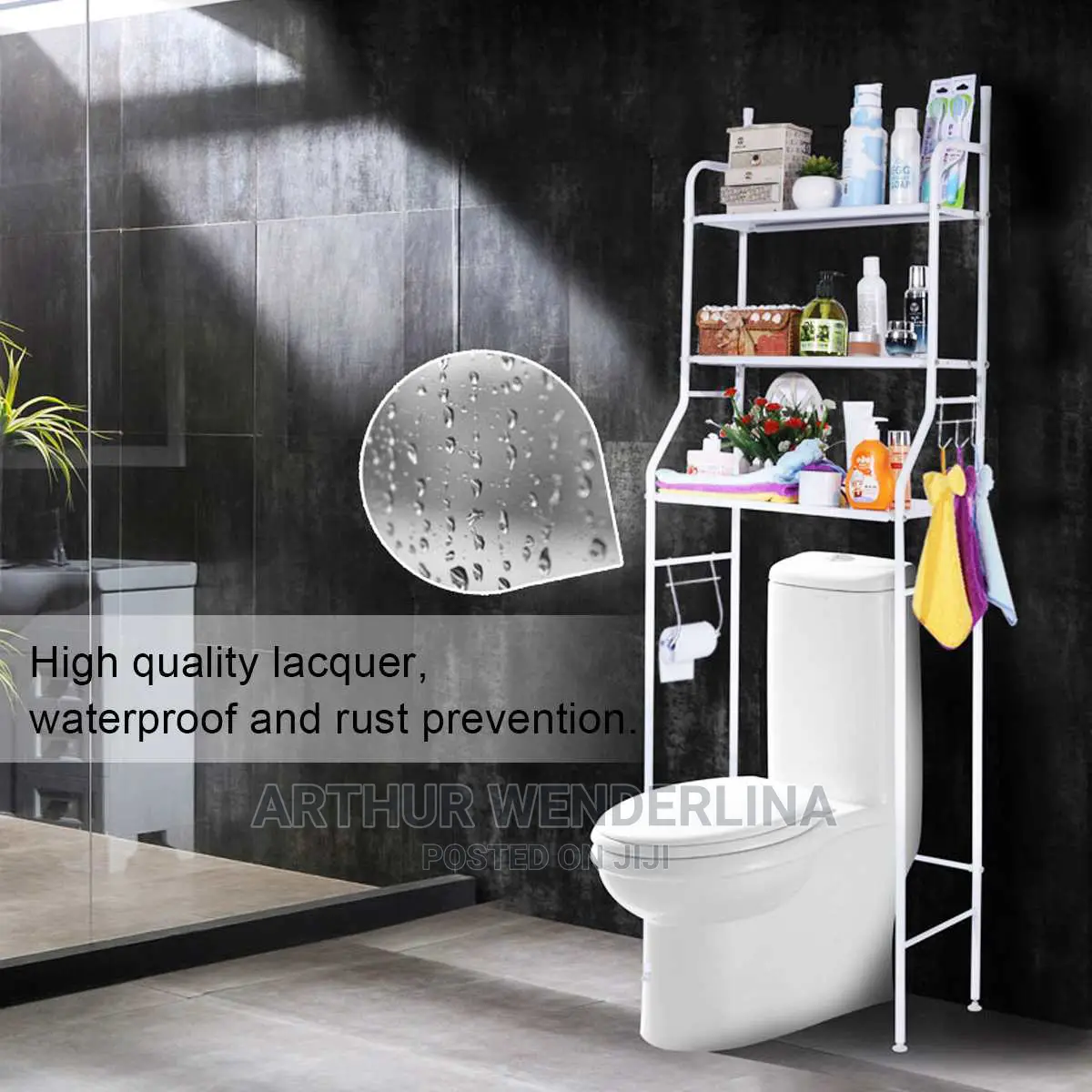 Toilet Rack Laundry Washing Machine Rack Shelf Organizer