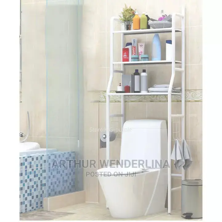 Toilet Rack Laundry Washing Machine Rack Shelf Organizer