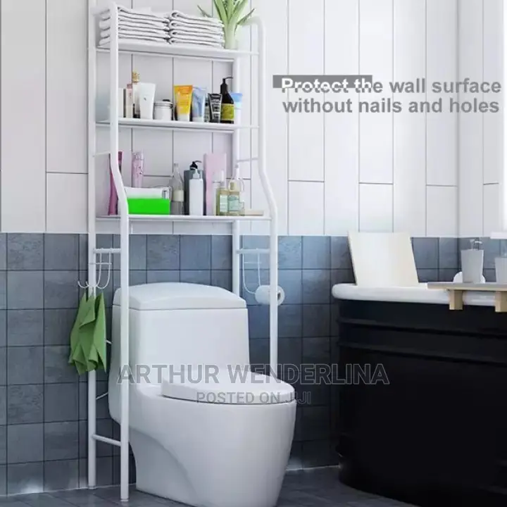 Toilet Rack Laundry Washing Machine Rack Shelf Organizer