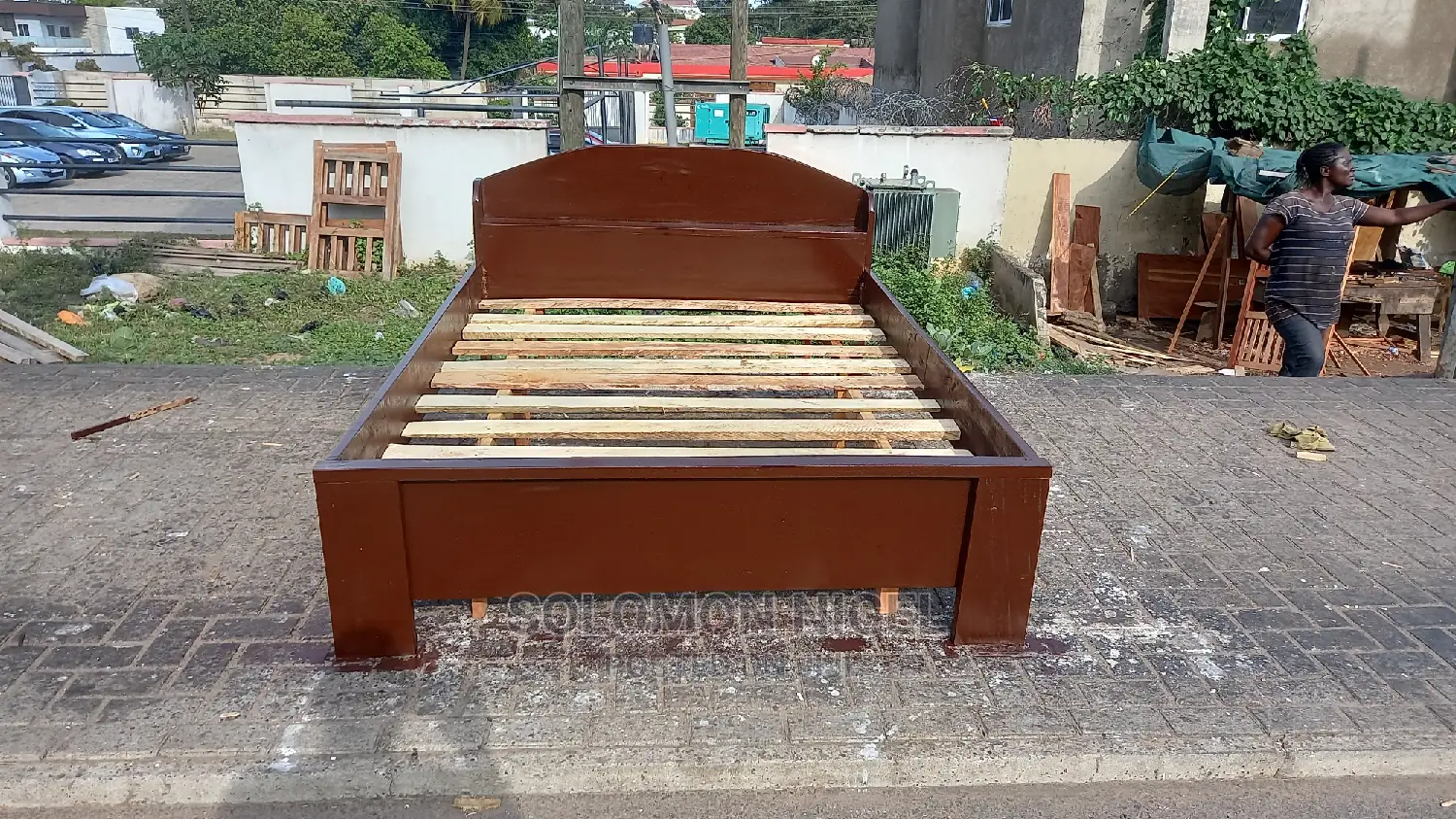 Foreign Double Bed Frame