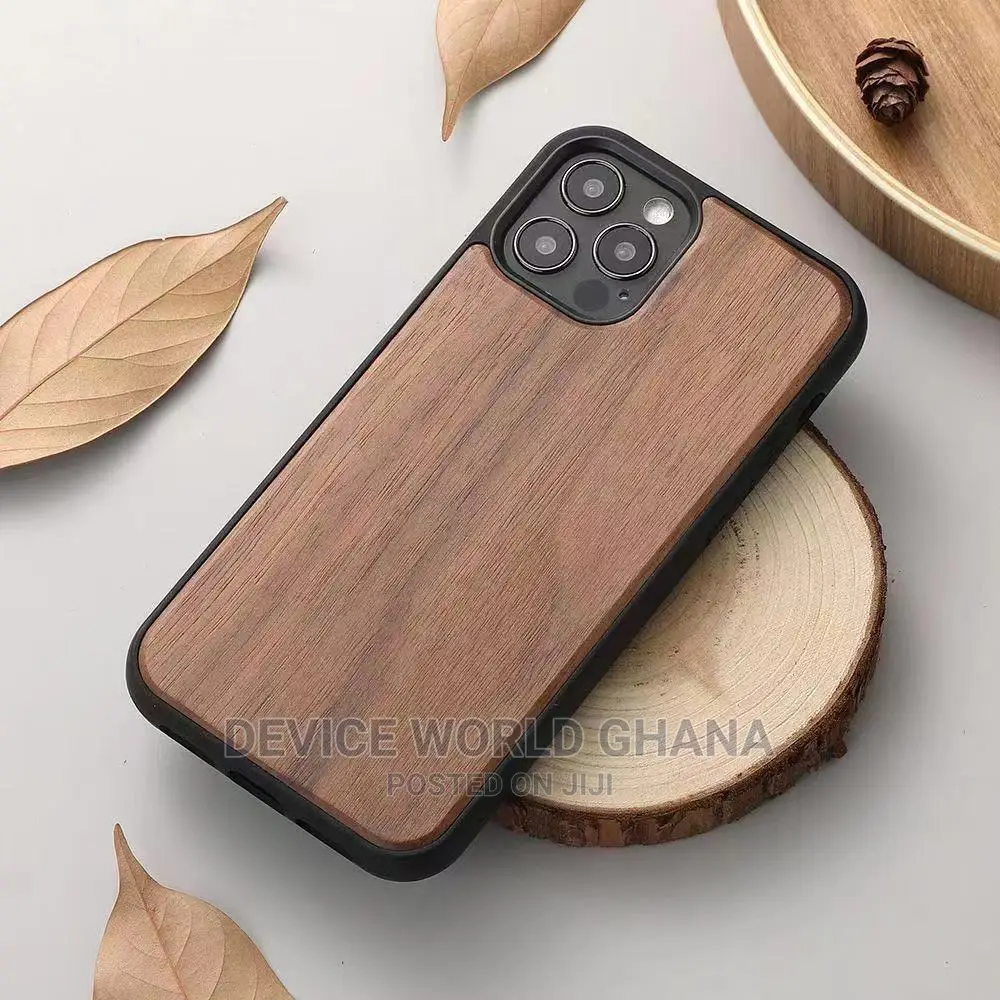 Siz Natutral Wood Case 4 iPhone 14promax 14p 13pm 13 12pm 12