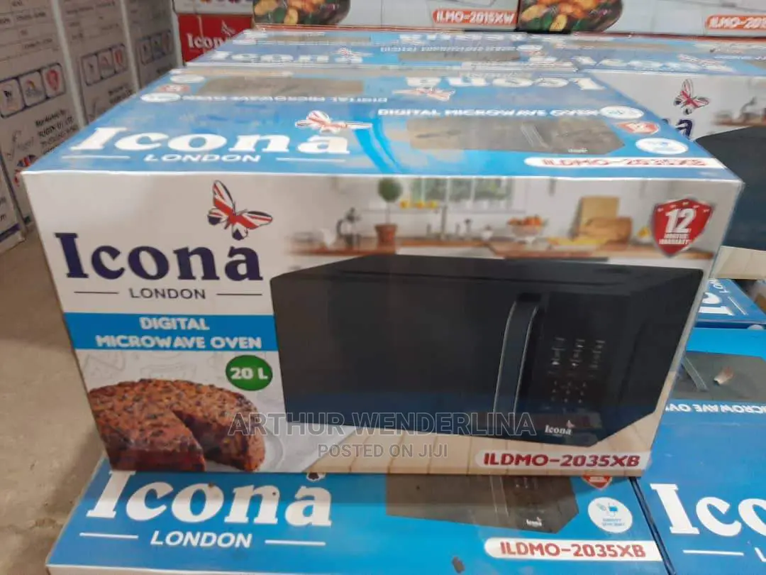 Icona Microwave Oven Digital 20l - Ildmo-2035xb