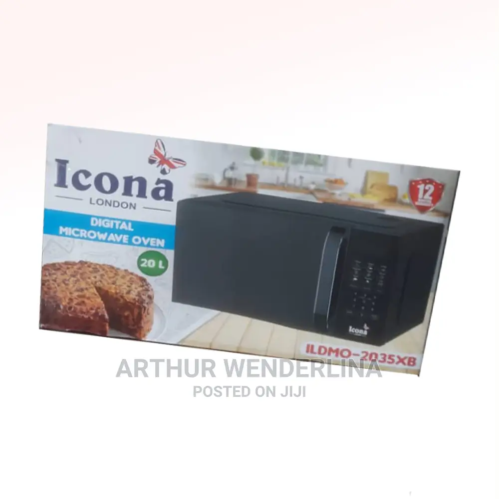Icona Microwave Oven Digital 20l - Ildmo-2035xb