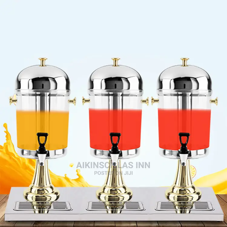 3in1 Acrylic/Stainless Juice Water Dispenser