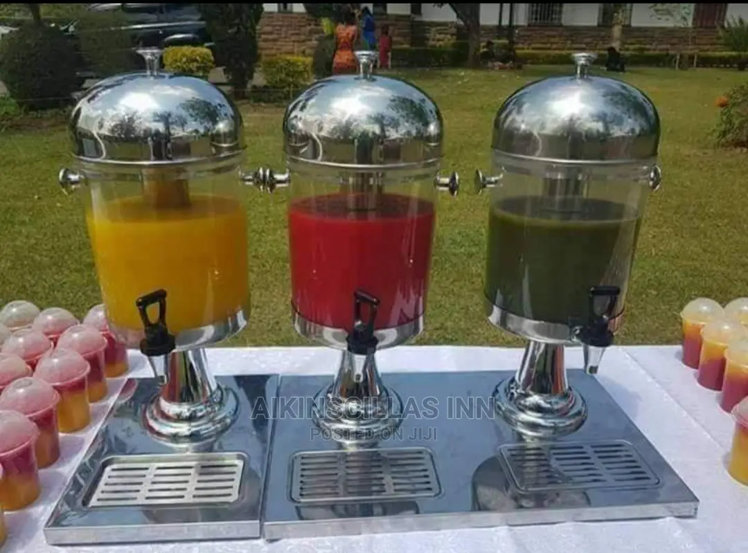 3in1 Acrylic/Stainless Juice Water Dispenser