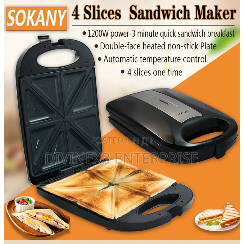 4 Slices Sandwich Maker
