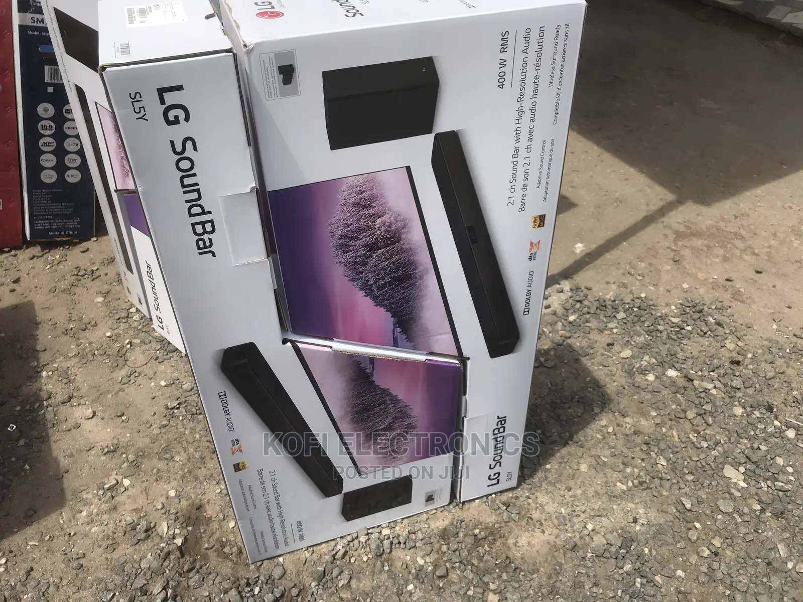 High Resolution Audio LG SL5Y - Sound Bar System - 2.1-C