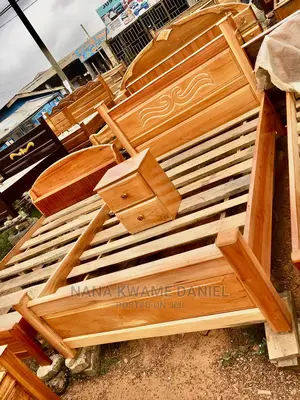 All Wood Double Bed