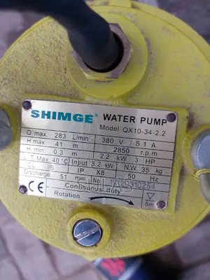 3.0 HP Sewage Pump 3 Phase