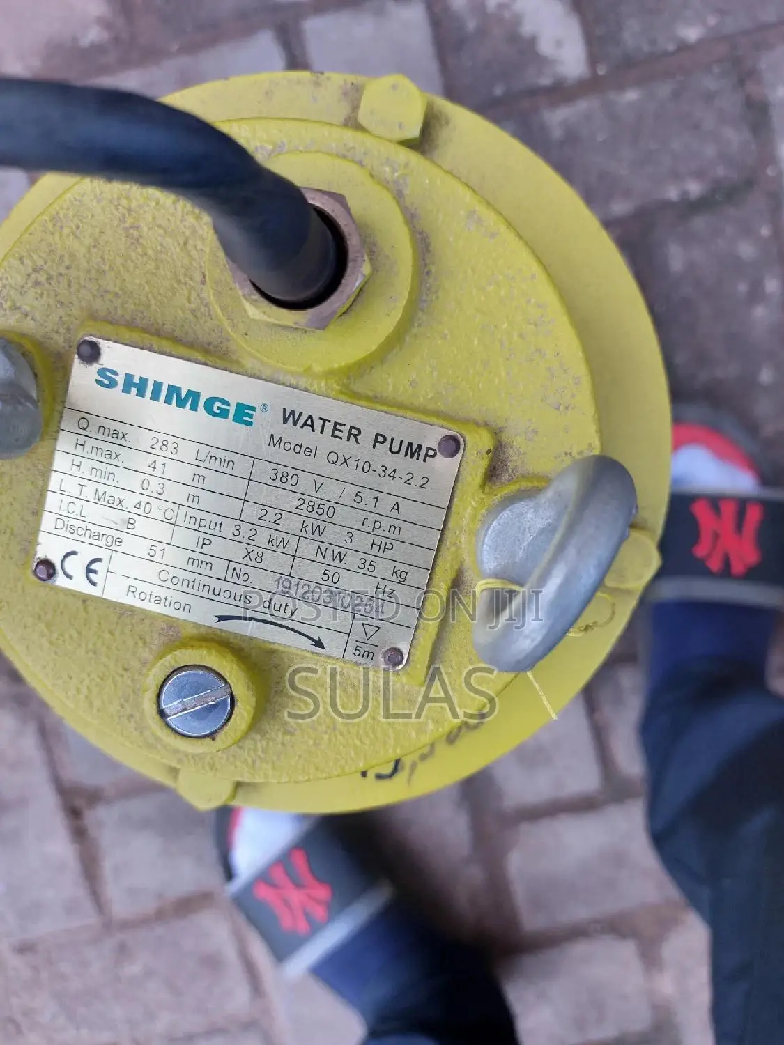 3.0 HP Sewage Pump 3 Phase