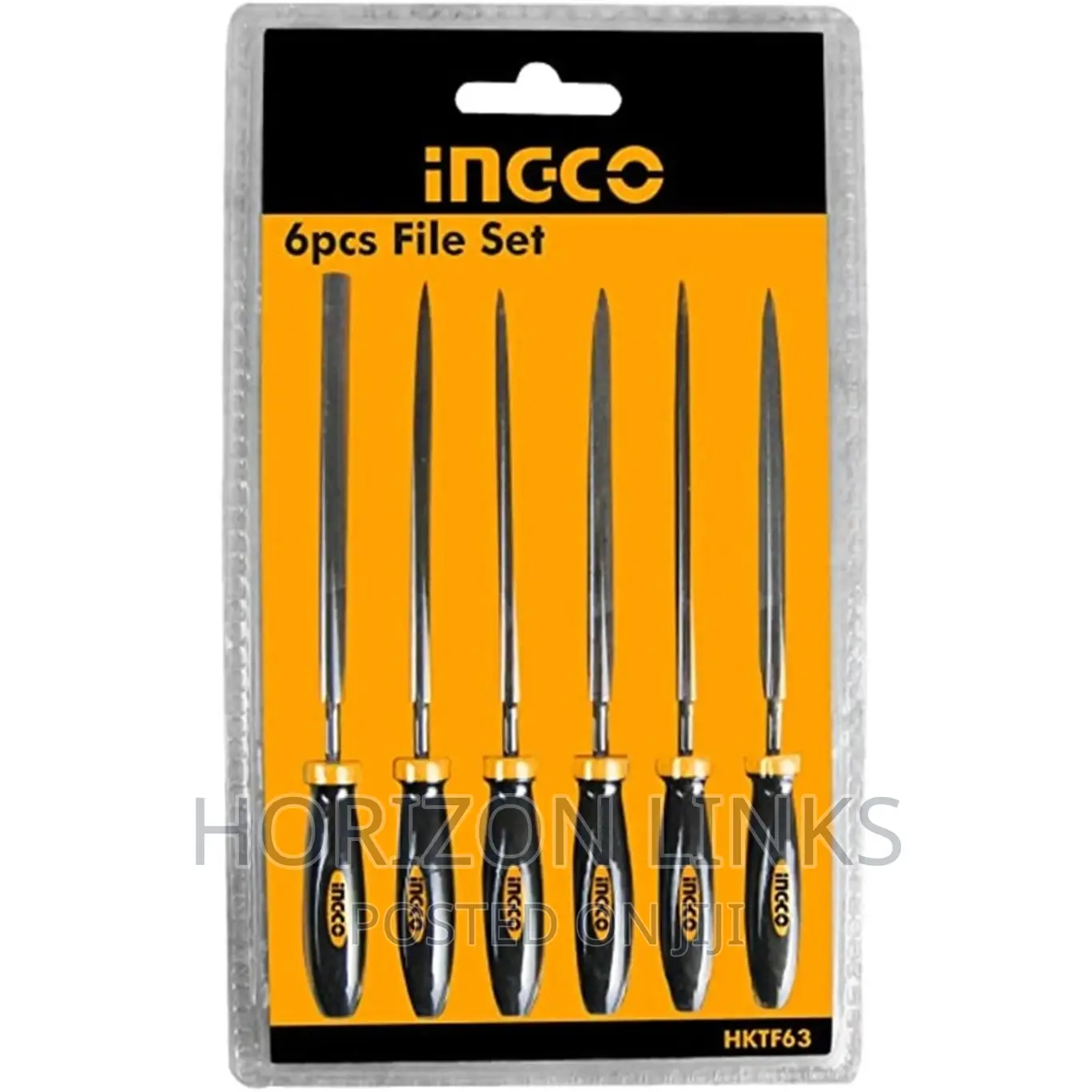 Ingco 6pcs Steel File Set