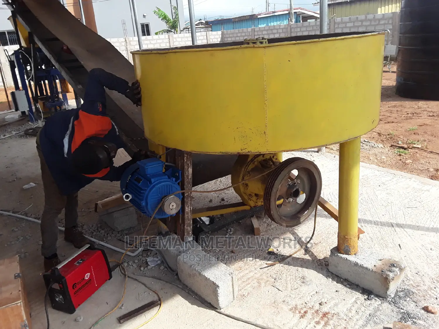 Pan Mixer Made in Ghana