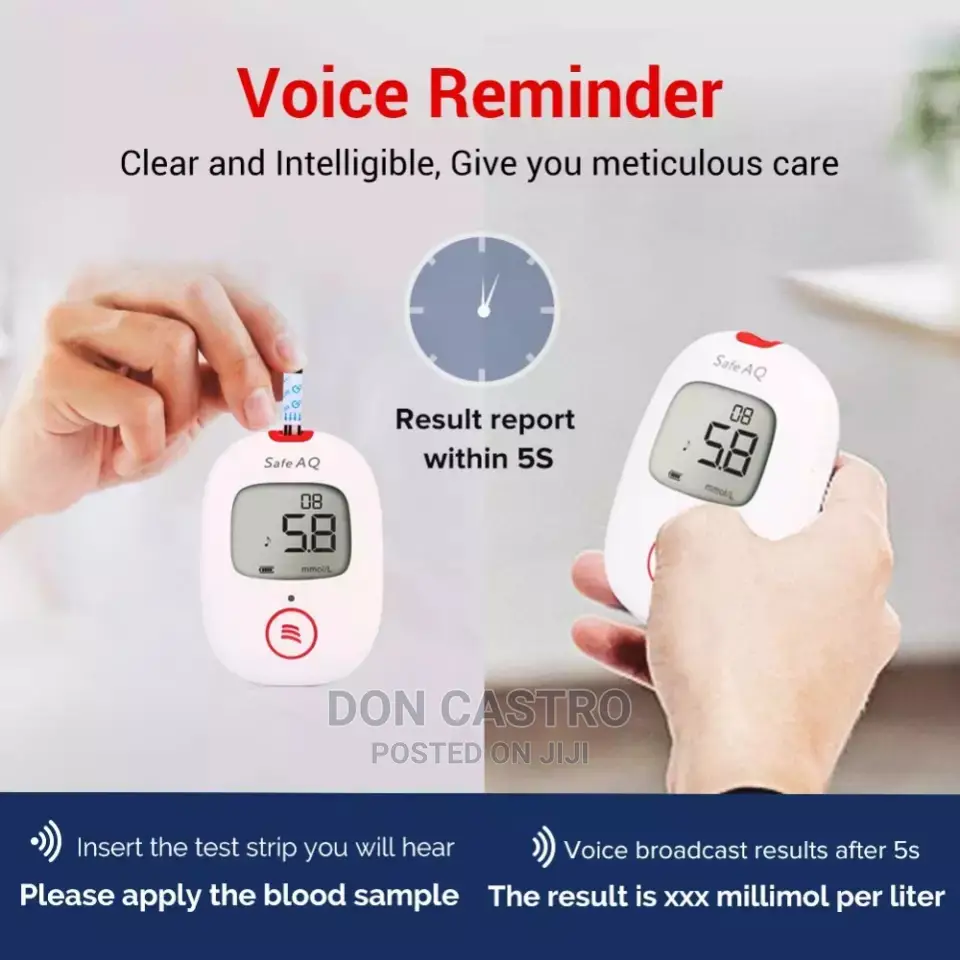 Sinocare Blood Glucose Test Strips 50 With 50 Lancets