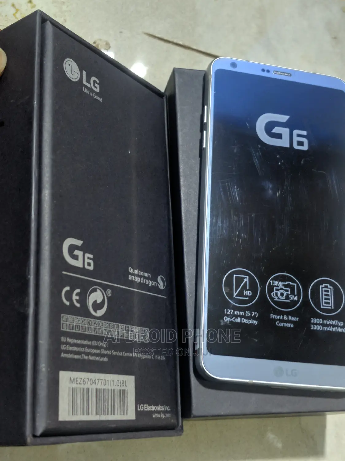 New LG G6 64 GB Black
