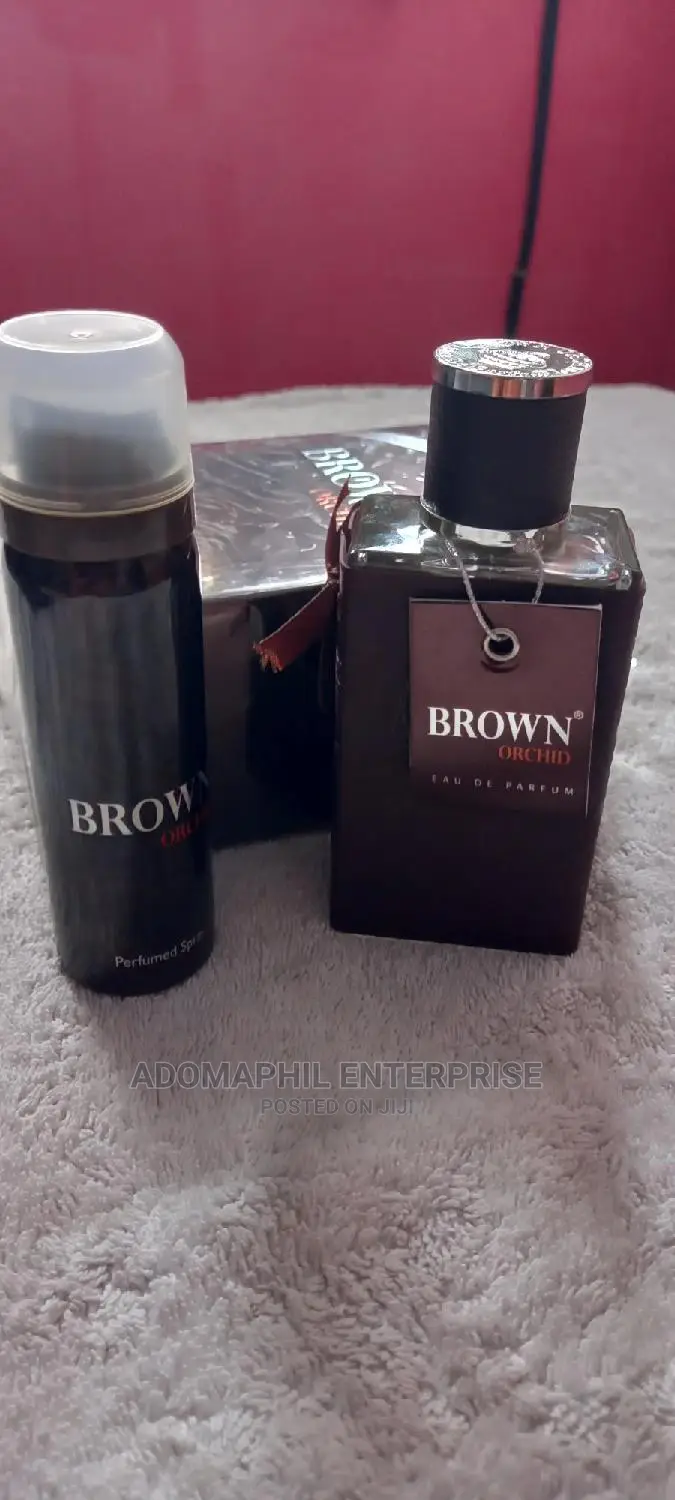 Brown Orchid With Deodorant Spray