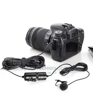 6m Lavalier Sterio Audio Interview Clip Microphone