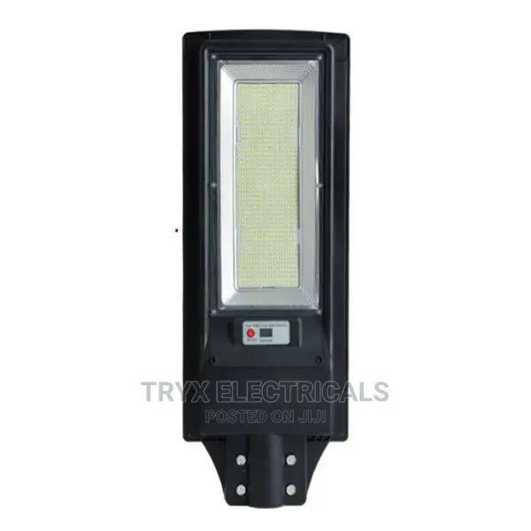 300w Solar Street Light With Remote Control - Black