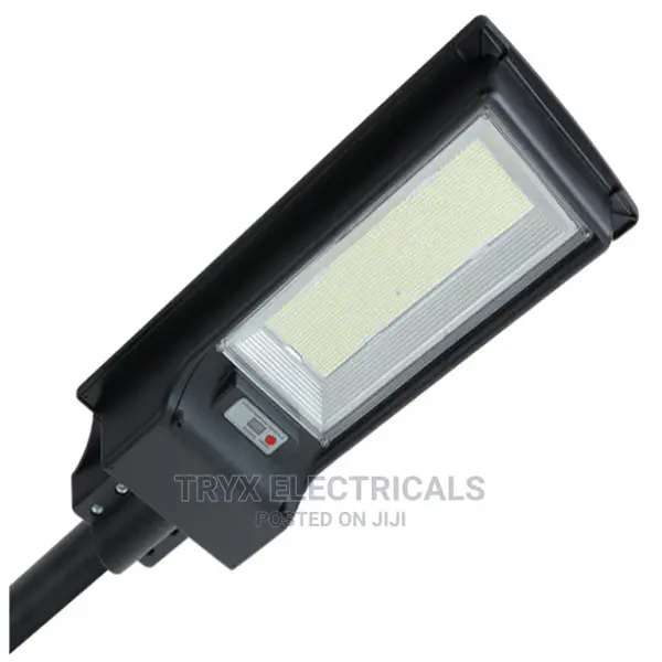 300w Solar Street Light With Remote Control - Black