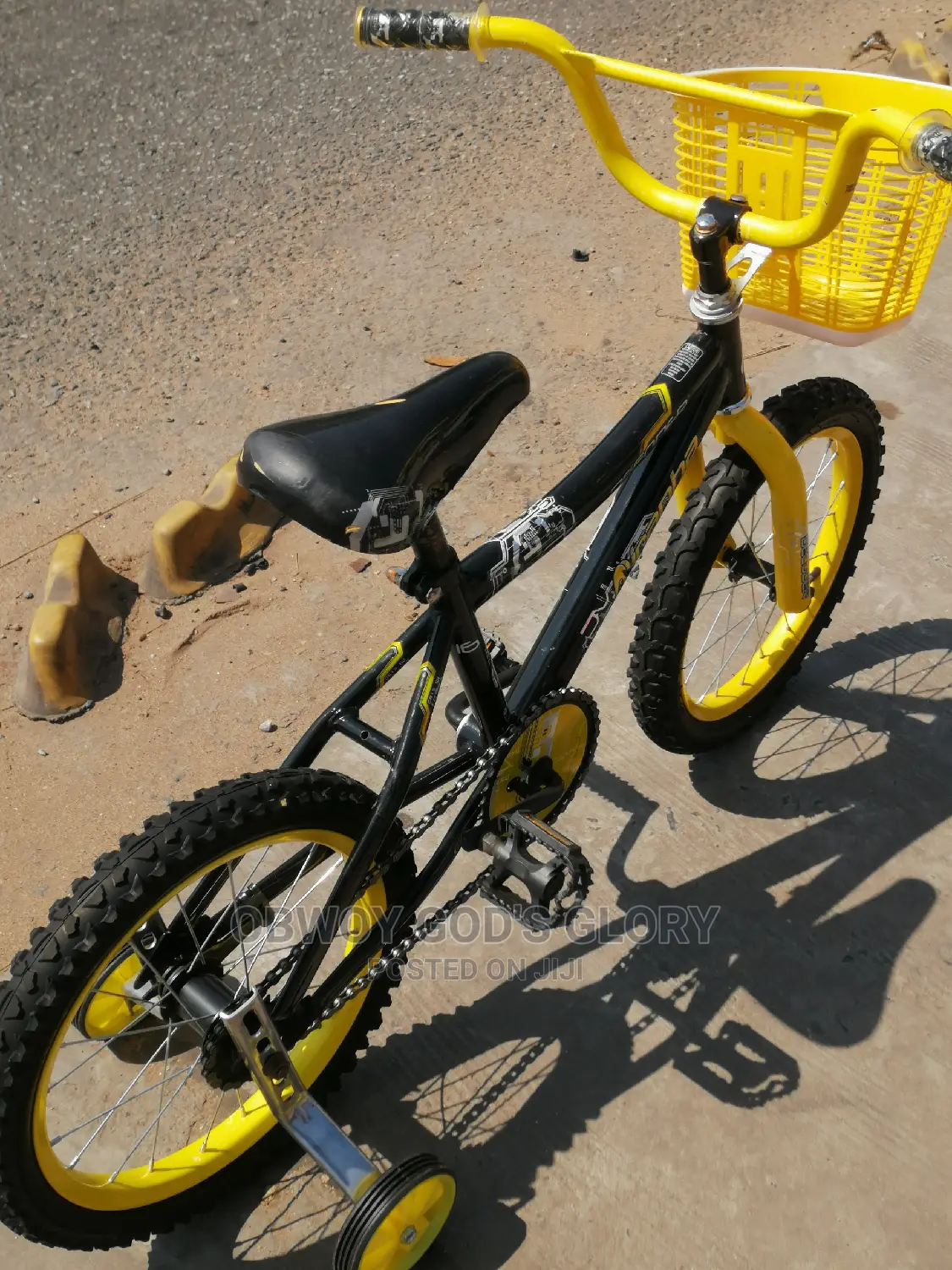 Yellow Kid Bike