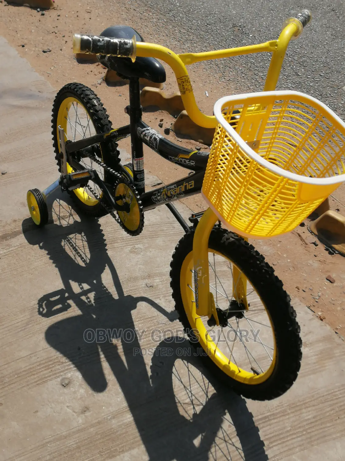 Yellow Kid Bike