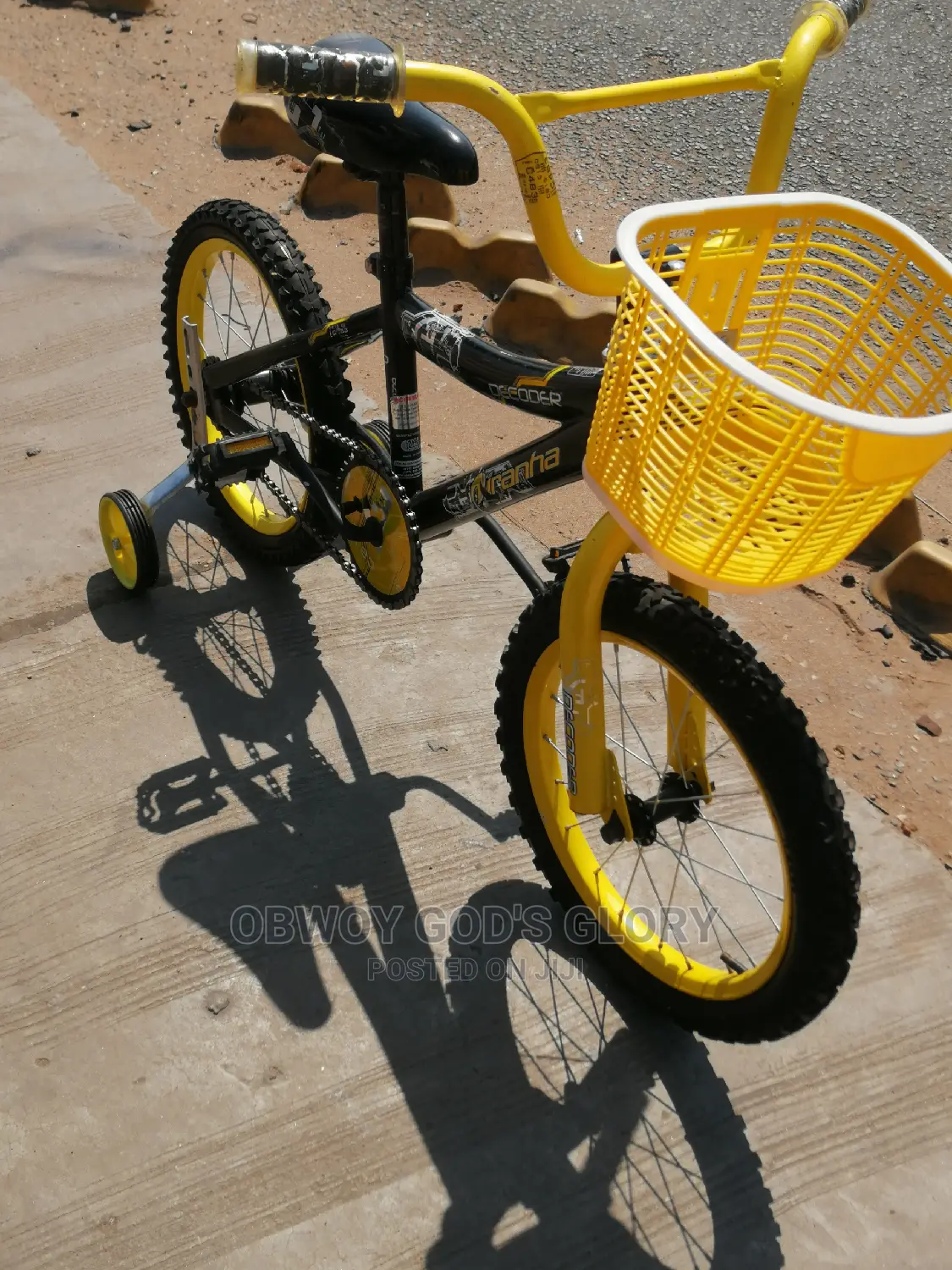 Yellow Kid Bike