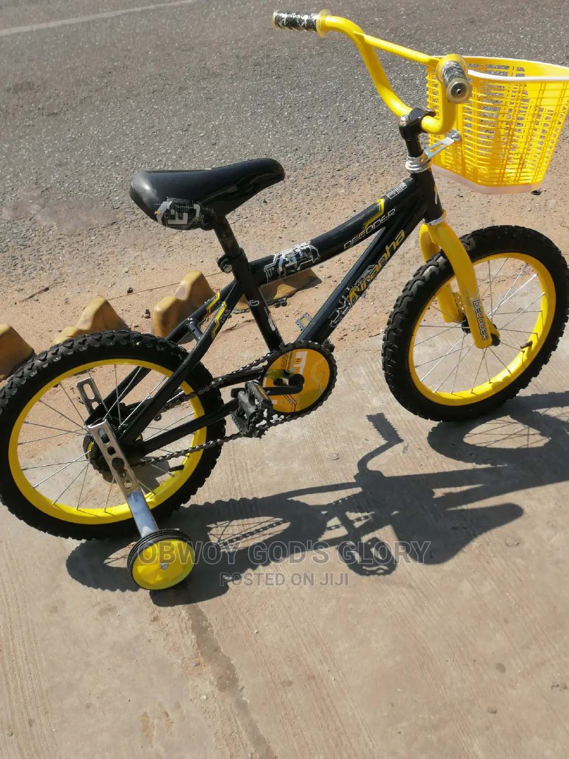 Yellow Kid Bike