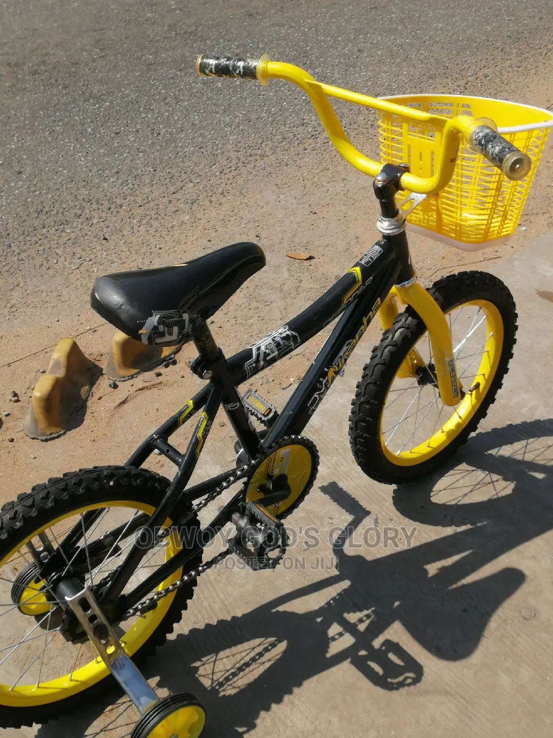 Yellow Kid Bike