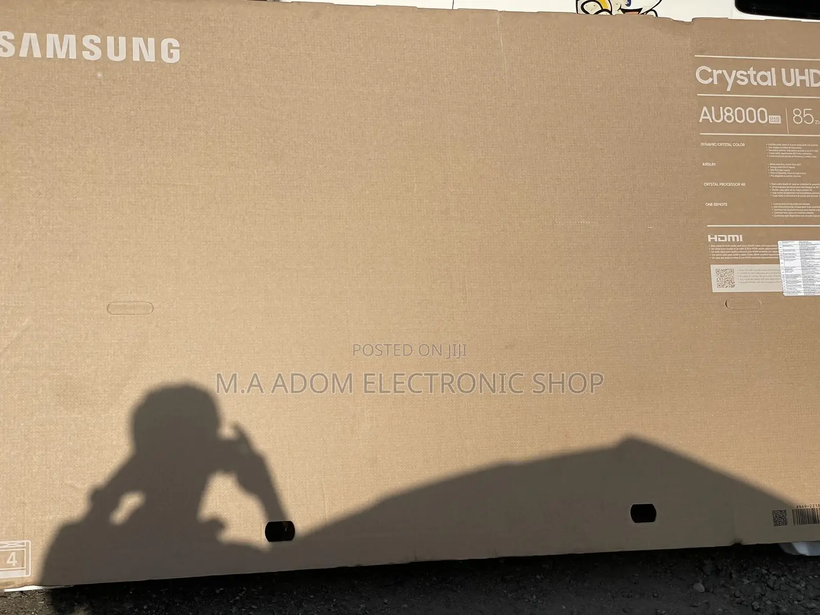 Brand New in Box Samsung 85” Series 8 Crystal UHD Led Tv
