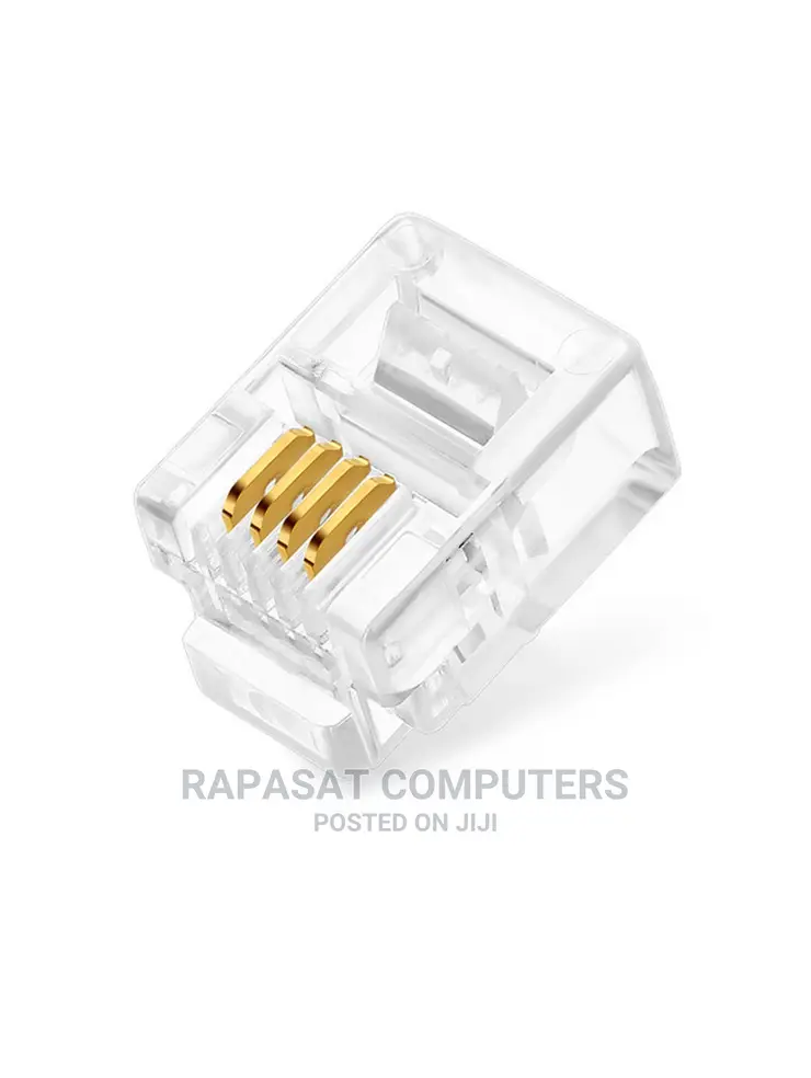 RJ11 Connector 6P4C (20 PCS Bundle)