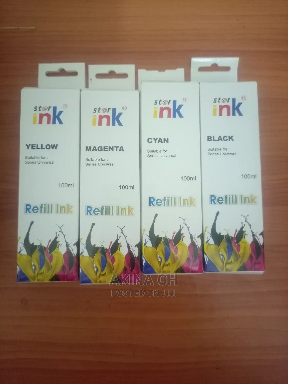 Dye Ink for Epson Hp and Canon 100ml