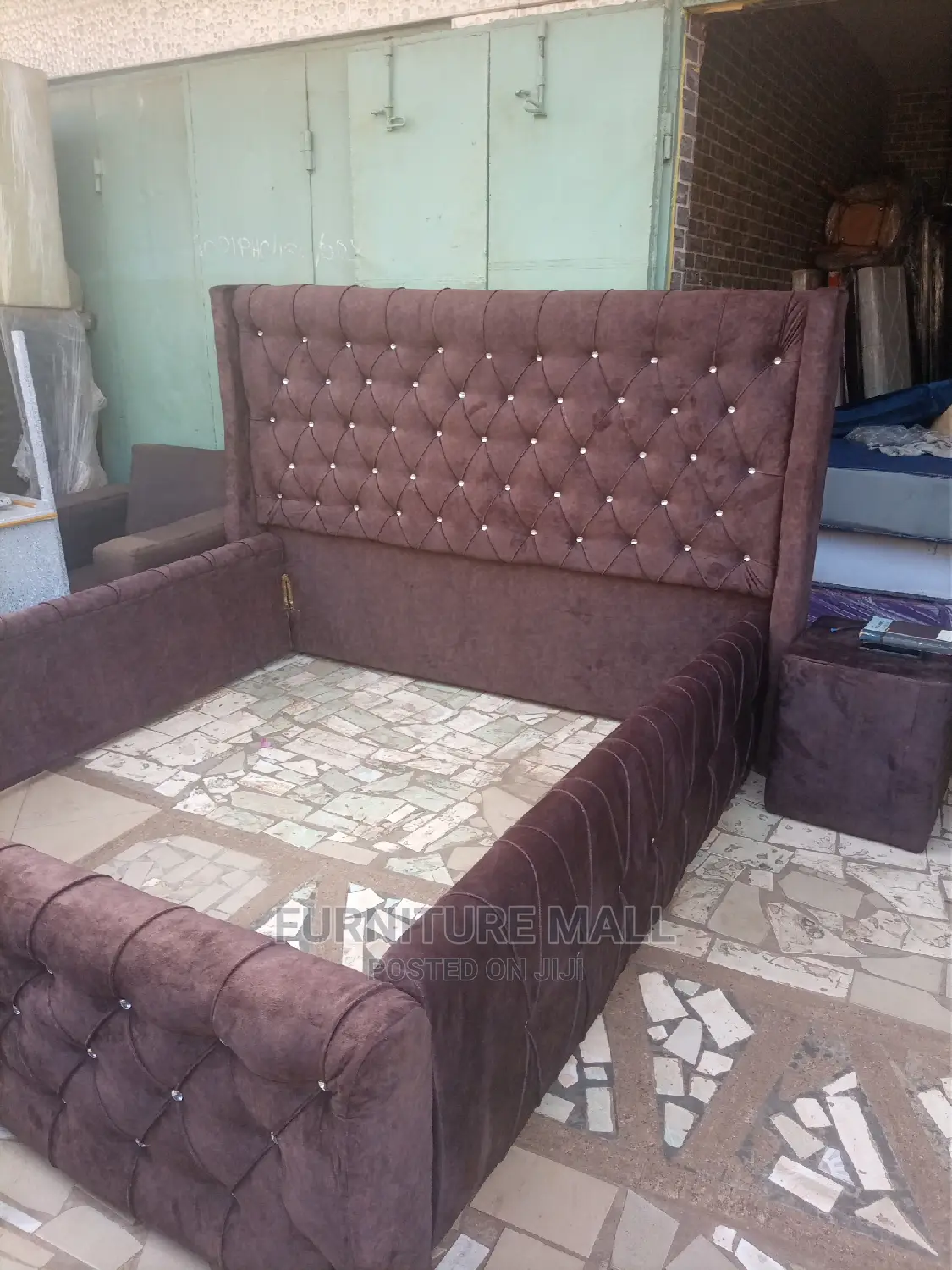 Modernized Queen Bed Frame Plus Table. Free Delivery